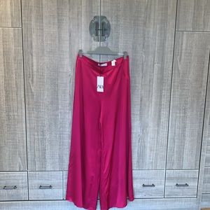 Zara Wide Leg Menswear Style‎ Pants